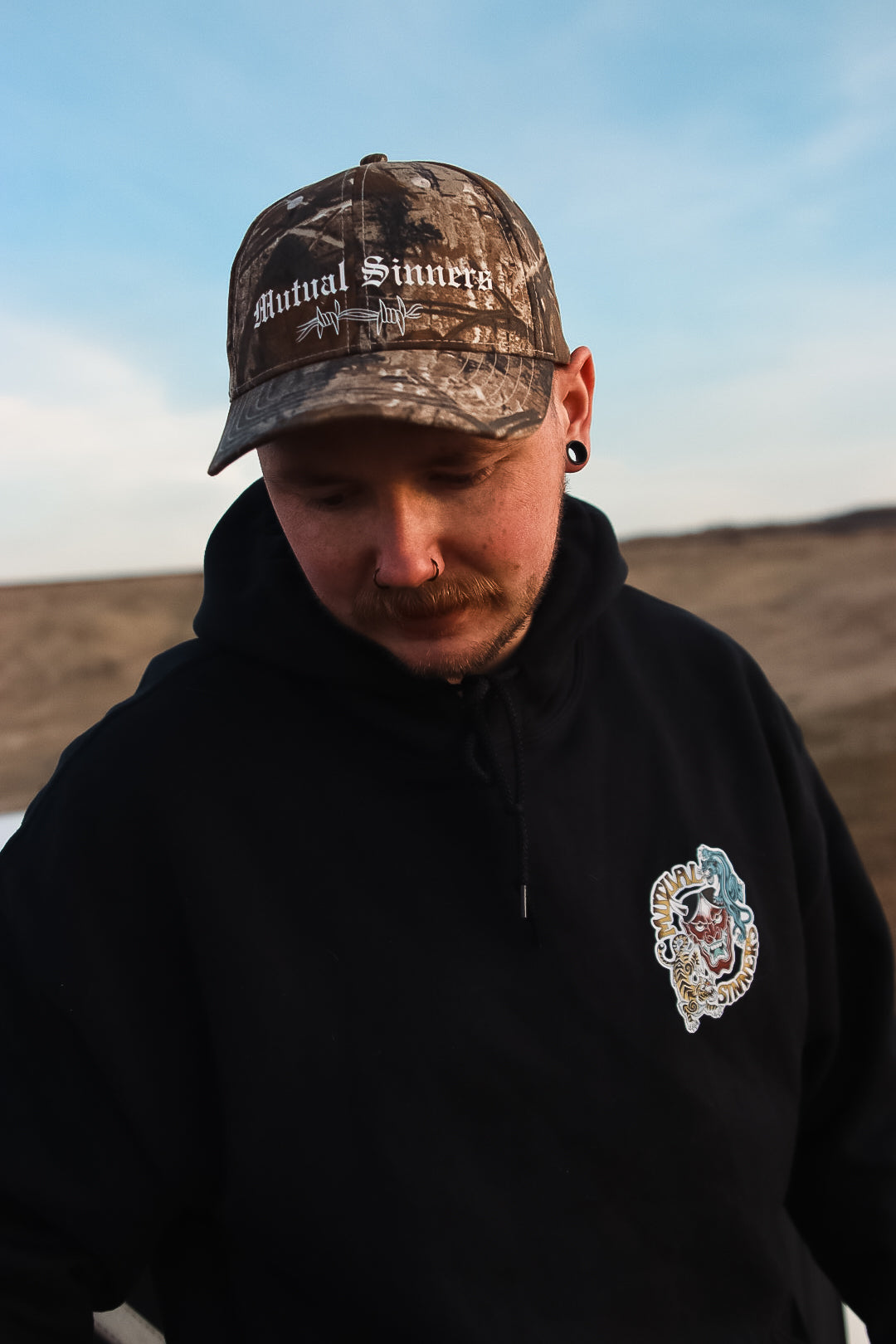 Camo Barbed Mutual Sinners Cap