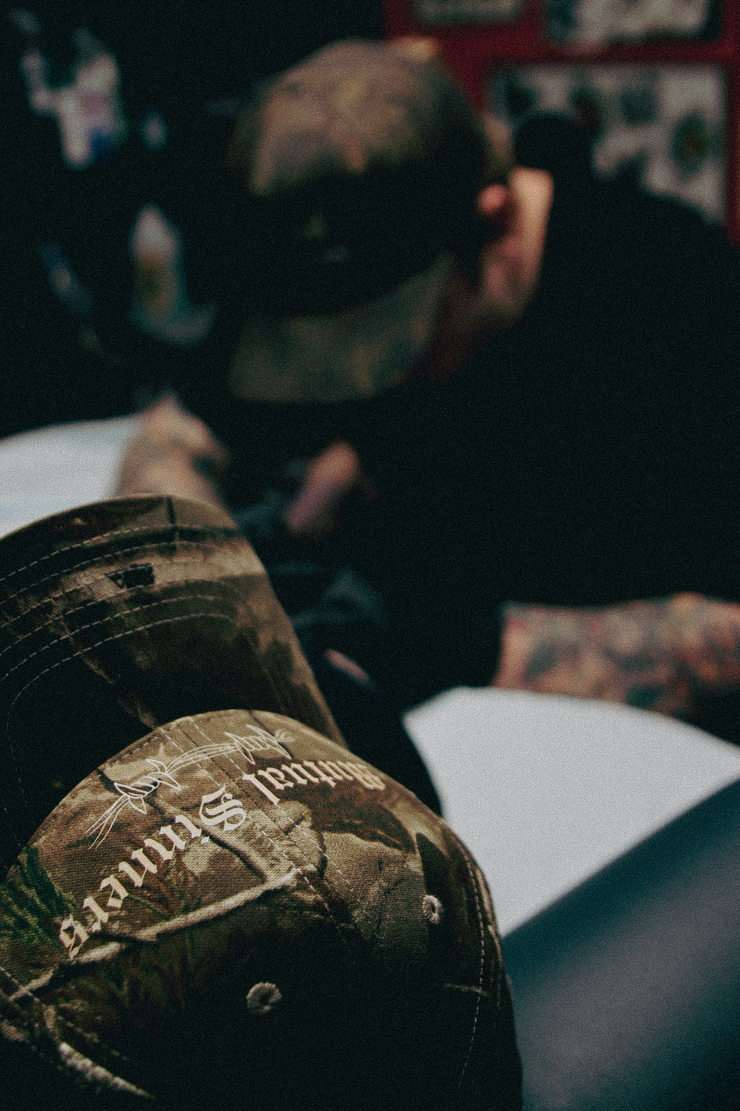 Camo Barbed Mutual Sinners Cap