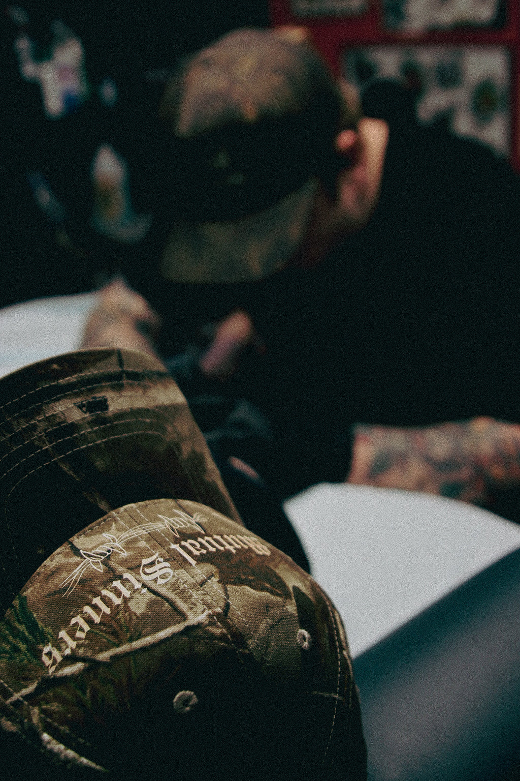 Camo Barbed Mutual Sinners Cap