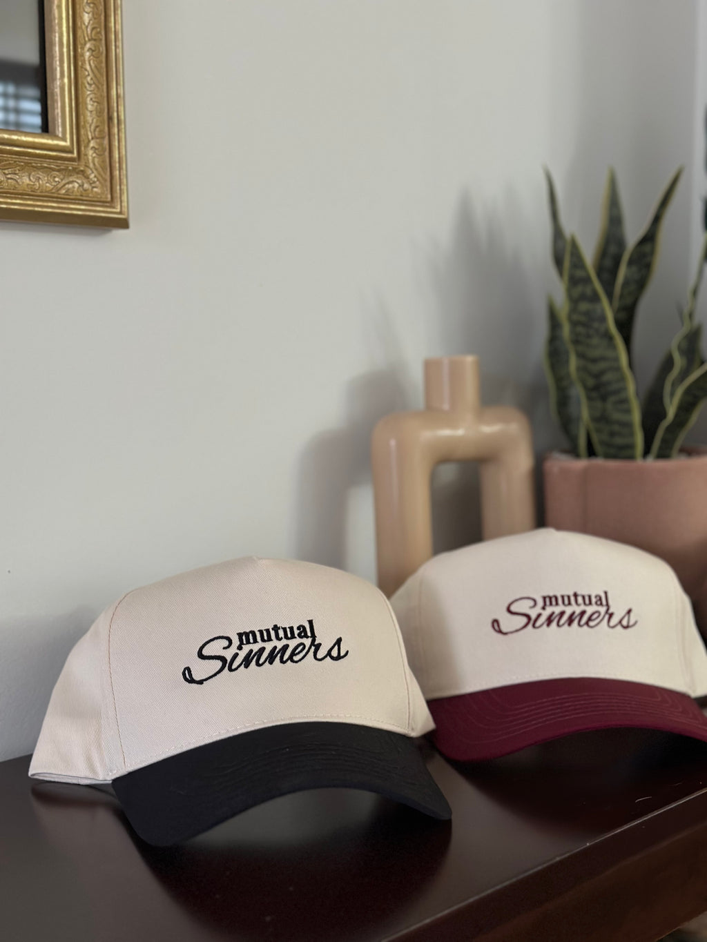 Embroidered Mutual Sinners SnapBack