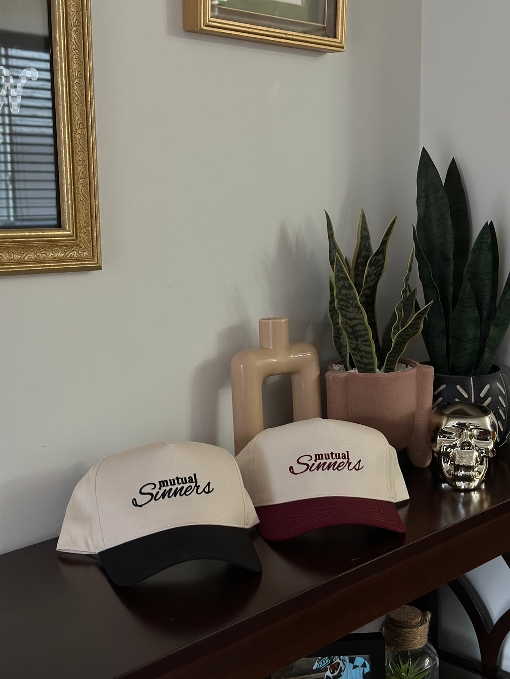 Embroidered Mutual Sinners SnapBack